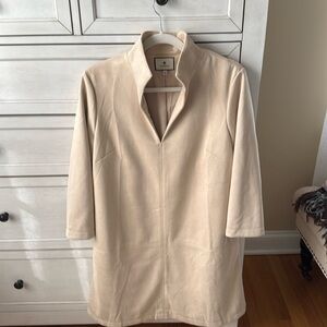 Womens Size M Tuckernuck Beige Suede Clifton Dress EUC